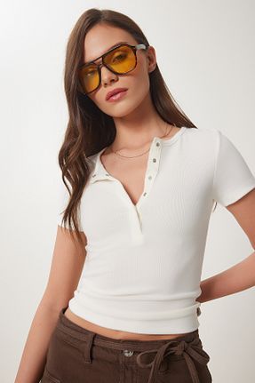 بلوز نباتی زنانه ساده Lovelyİstanbul - کد 928290398