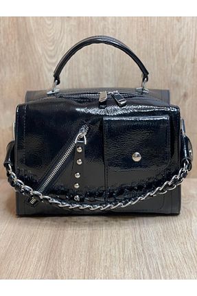 کیف دوشی مشکی زنانه چرم مصنوعی Madamminik - کد 928148118