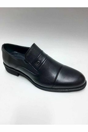 کفش کلاسیک مشکی مردانه چرم خالص Ataç - کد 928164474