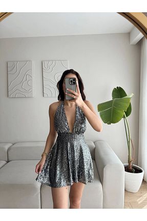 لباس رنگی زنانه بافتنی Zoom Butik - کد 928160253