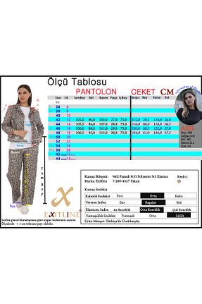 ست بالاتنه و پائین تنه قهوه ای زنانه بافت EXİTLİNE - کد 928179454