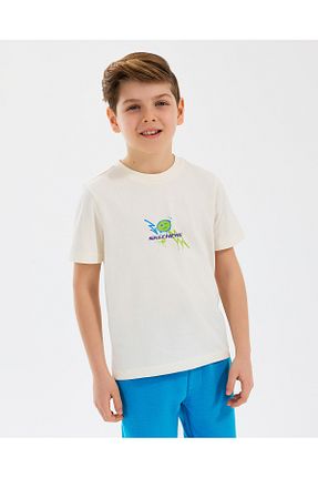 تیشرت اسپرت سفید بچه گانه سایز بزرگ Skechers - کد 928428792