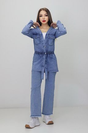 کت فیروزه ای زنانه رگولار RAPİDO LİFE - کد 928181775