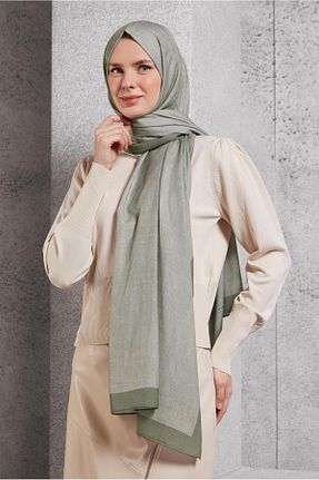 شال قهوه ای زنانه پلی استر Alvina - کد 886652792