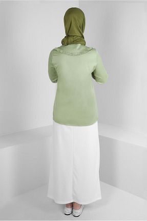 دامن حجاب سفید زنانه Straight Alvina - کد 801208582