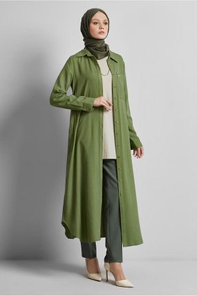 تونیک حجاب سبز زنانه مخلوط ویسکون Alvina - کد 928186105
