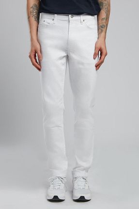 شلوار جین سفید مردانه پاچه ساده Lee Cooper - کد 928437910