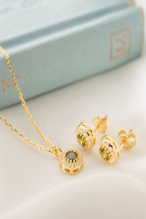 گردنبند نقره طلائی زنانه 925 عیار Silvano Jewelry - کد 444276342