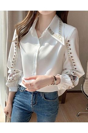 پیراهن سفید زنانه اسلیم Etos - کد 902819095