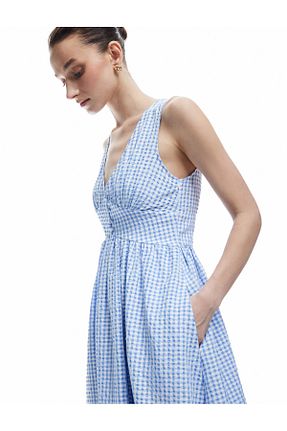 لباس آبی زنانه بافتنی Koton - کد 925938680