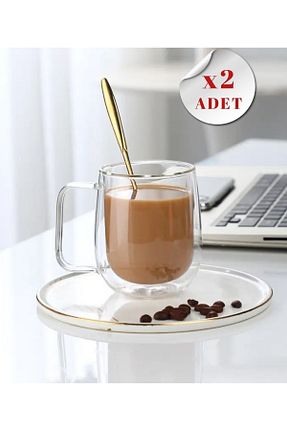 لیوان بژ شیشه HUBBYCHEF - کد 928281138