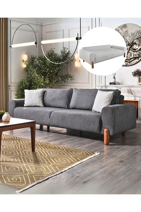 کاناپه طوسی Yataklı Velura Home - کد 924696622