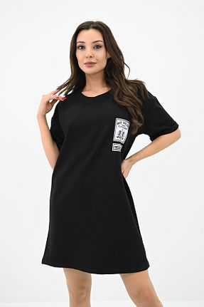 لباس مشکی زنانه بافتنی Koza Butik - کد 825177385