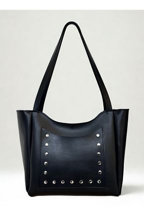 کیف دوشی مشکی زنانه چرم مصنوعی fular & bags - کد 928290898