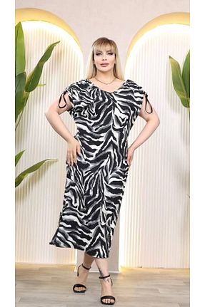 لباس سایز بزرگ مشکی زنانه Bürümcük garajmood - کد 928282844