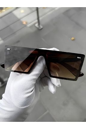 عینک آفتابی قهوه ای زنانه UV400 Eyesofia - کد 826274024