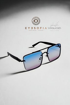 عینک آفتابی طوسی زنانه UV400 Eyesofia - کد 813892115