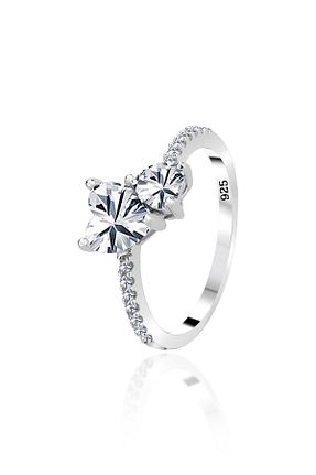 انگشتر نقره زنانه زیرکن Söğütlü Silver - کد 928298896