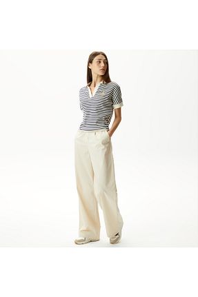 شلوار سفید زنانه بافتنی Nautica - کد 825450113
