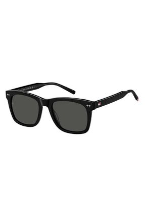 عینک آفتابی مشکی مردانه 52 Tommy Hilfiger - کد 906094011
