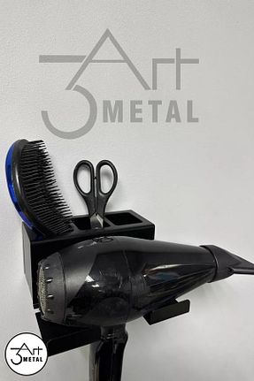 آویز حمام مشکی 3art Metal - کد 898454098