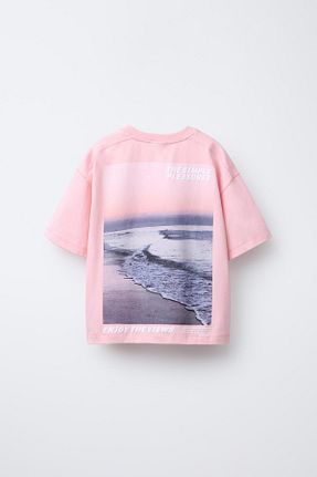 تیشرت صورتی بچه گانه اورسایز The Champ Clothing - کد 928379020