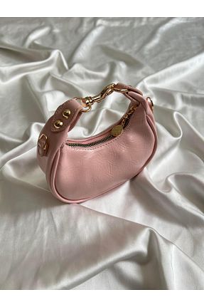 کیف دوشی صورتی زنانه چرم مصنوعی Mia Collection - کد 928347060