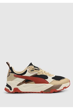 کفش اسنیکر سفید مردانه بند دار Puma - کد 895914398