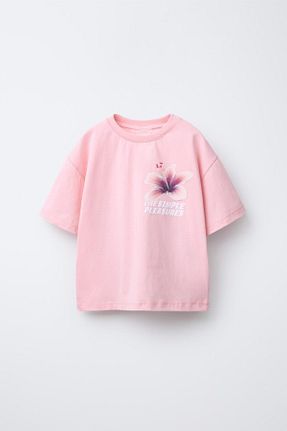 تیشرت صورتی بچه گانه اورسایز The Champ Clothing - کد 928379020