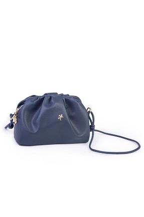 کیف پستچی سرمه ای زنانه چرم مصنوعی Nas Bag - کد 928372509