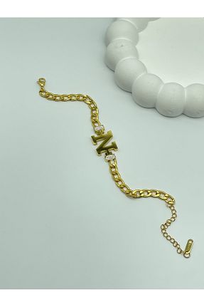 دستبند استیل (فولاد) زرد استیل ضد زنگ ilvesa shop - کد 928405029