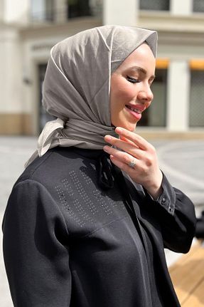 روسری قهوه ای پلی استر Pierre Cardin - کد 928930095