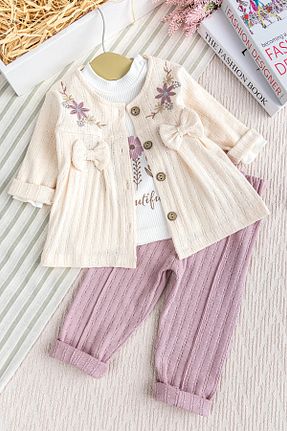 ست نوزادی نباتی بچه گانه پنبه ای Babymod - کد 928396137