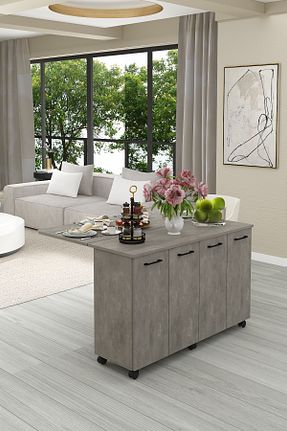جزیره آشپزخانه طوسی Asra Trend - کد 920759986