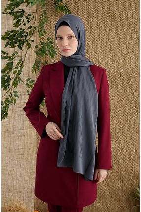شال طوسی زنانه پلی استر Fatma Atasoy - کد 928396583