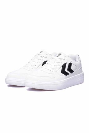 کفش اسنیکر سفید زنانه بند دار hummel - کد 928411769