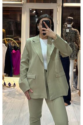 ست بالاتنه و پائین تنه خاکی زنانه بافتنی TRENDBUTİK - کد 928415972