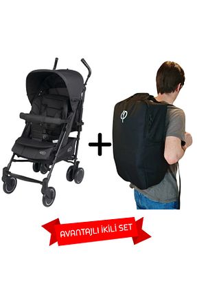 کالسکه دسته عصائی مشکی 15 - 36 kg Tripper - کد 928641620