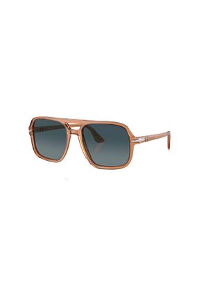 عینک آفتابی قهوه ای مردانه 58 Persol - کد 928415987