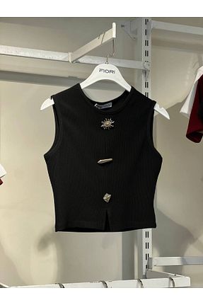 بلوز مشکی زنانه ساده Fiori - کد 928422183