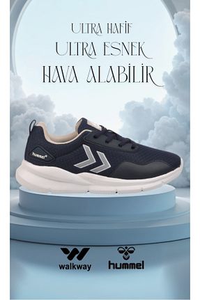 کفش اسنیکر سرمه ای زنانه بند دار hummel - کد 924207273