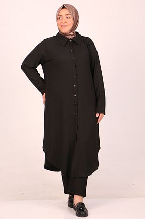 ست بالاتنه و پائین تنه حجاب مشکی زنانه سایز بزرگ Eslina - کد 674452685