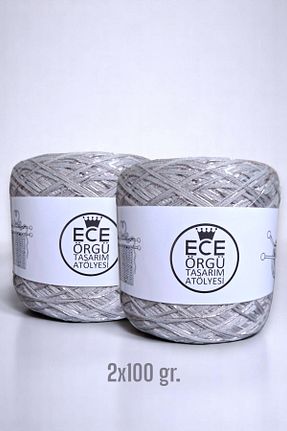 نخ بافندگی طوسی Ece Örgü Tasarım Atölyesi - کد 928467339