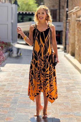 لباس زرد زنانه بافتنی Nevin Kaya Moda - کد 928450182