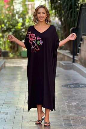 لباس مشکی زنانه بافت Nevin Kaya Moda - کد 928440320