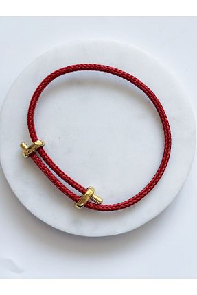 دستبند جواهر قرمز زنانه استیل (فولاد) CHARMLUCKY - کد 928447489