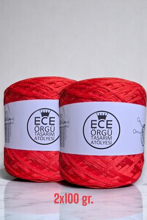 نخ بافندگی قرمز Ece Örgü Tasarım Atölyesi - کد 928480008