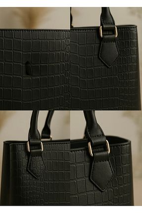 کیف دستی مشکی زنانه ابعاد بزرگ SK MODA - کد 903858311
