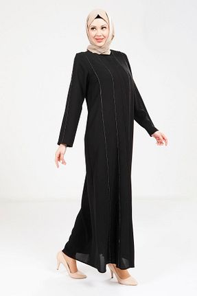 کلاه و ابایا مشکی زنانه بافتنی Beyza - کد 928513263