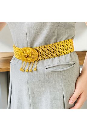 اکسسوری بدن زرد زنانه فلزی xesha - کد 928510788